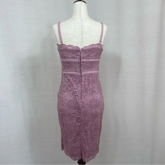 B.Darlin Rose Pink Lace Dress - Picture 3 of 4